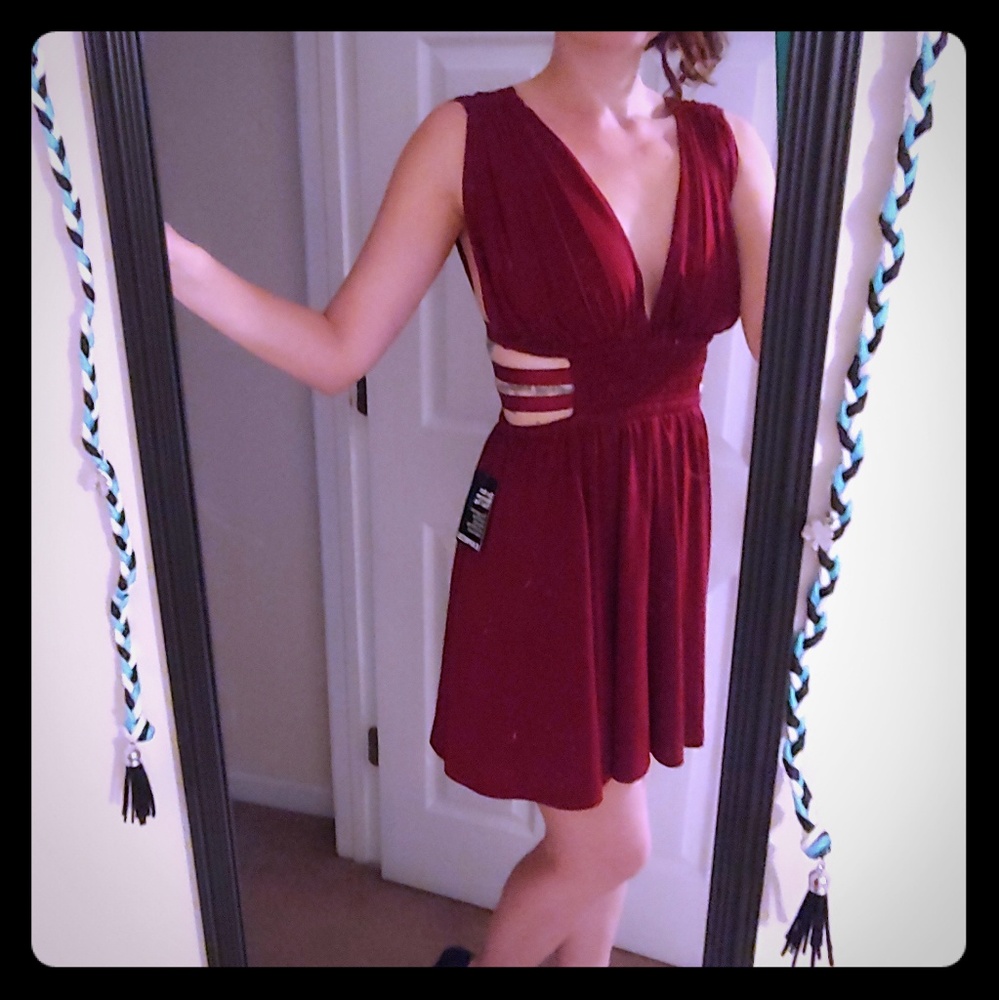 Deep Red Express Dress